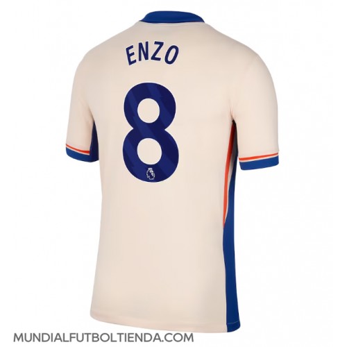 Camiseta Chelsea Enzo Fernandez #8 Segunda Equipación Replica 2024-25 mangas cortas